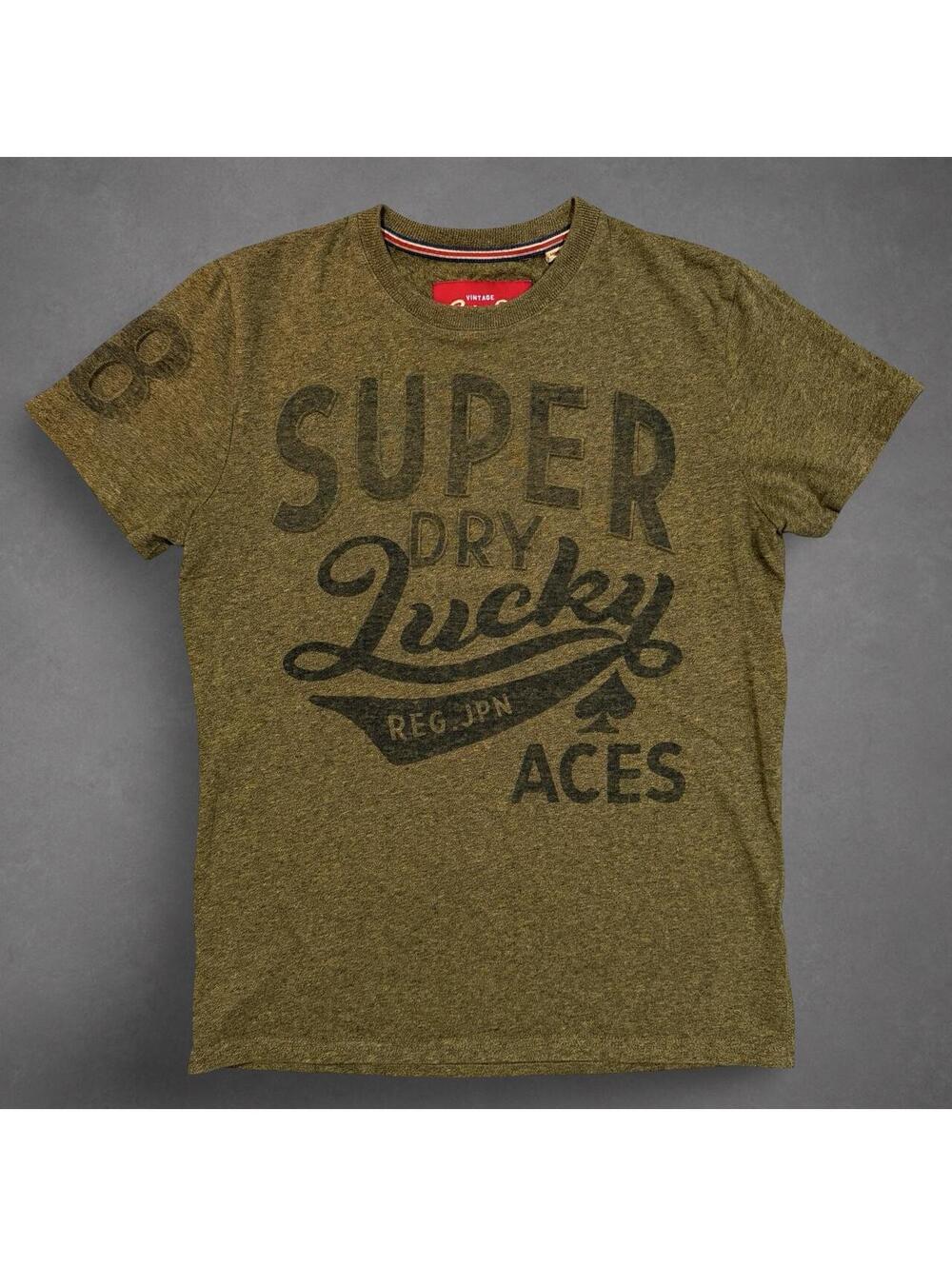 Vintage SuperDry “Lucky Aces” Graphic Tee